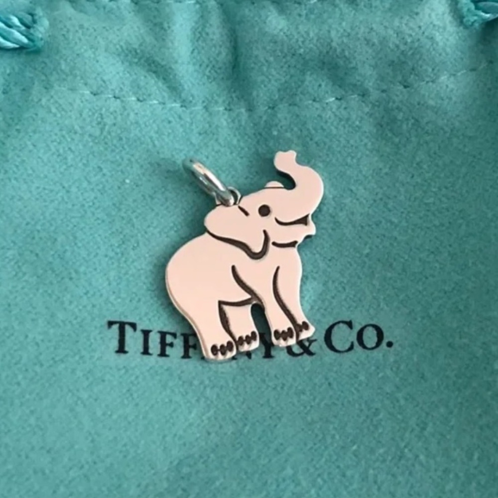 Tiffany & Co Elephant Pendant SILVER